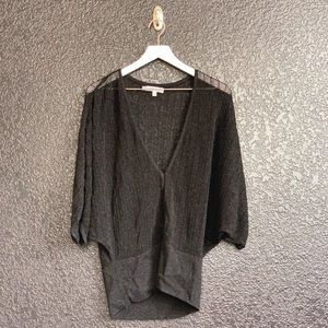 *Sold* 3/4 length loose knit dolman top